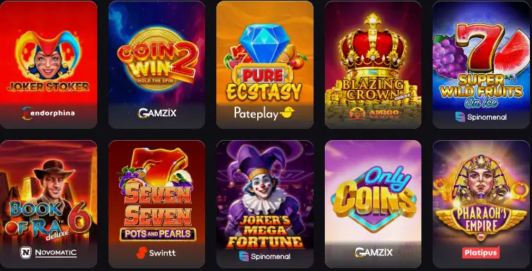 jokertipp casino popular games